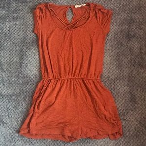 burnt orange romper